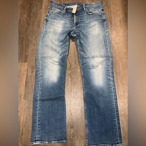 Burberry Brit Light Blue Straight Mens Jeans